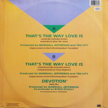 Ten City : That's The Way Love Is (12", Single)