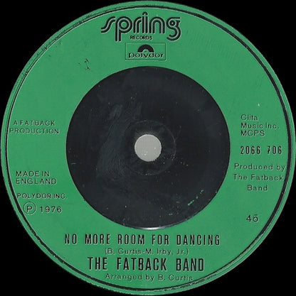 The Fatback Band : Night Fever (7", Single)