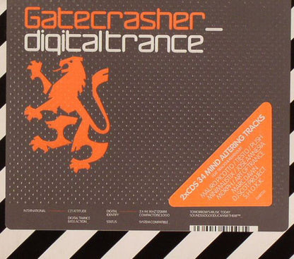 Various : Gatecrasher: Digital Trance (2xCD, Mixed, Sli)
