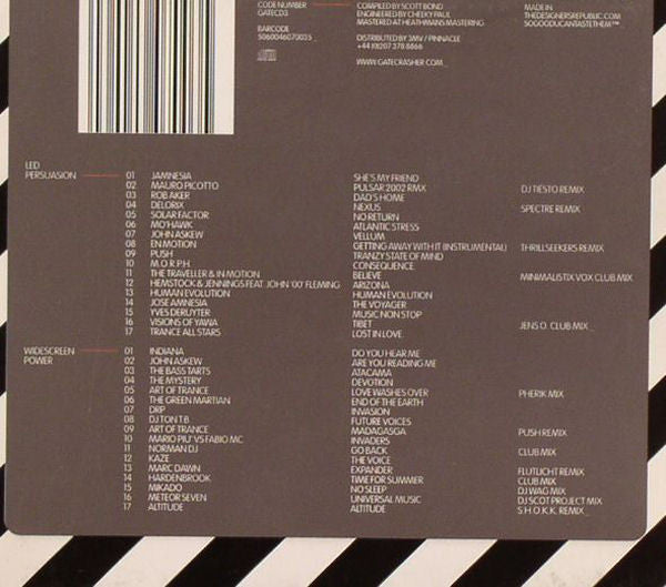 Various : Gatecrasher: Digital Trance (2xCD, Mixed, Sli)