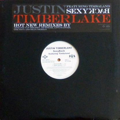 Justin Timberlake : SexyBack (Dance Mixes) (2x12", Promo)