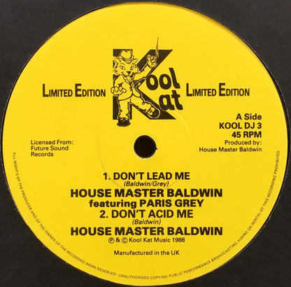 Terry Baldwin : Don't Lead Me (12", Ltd)