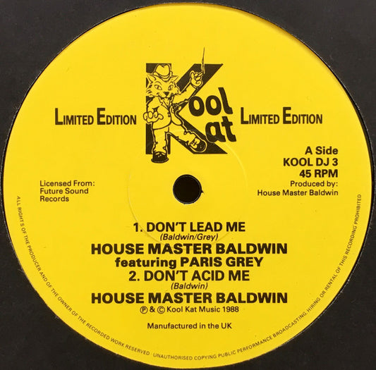 Terry Baldwin : Don't Lead Me (12", Ltd)