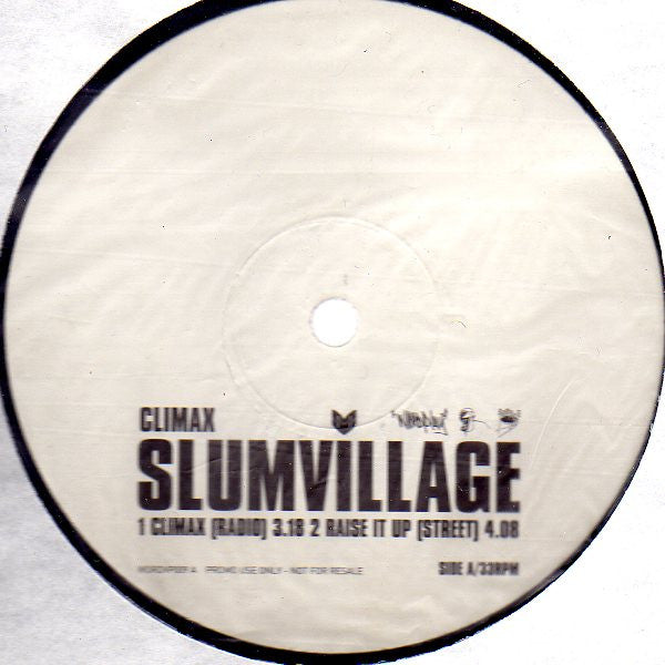 Slum Village : Climax / Raise It Up (12", Promo)