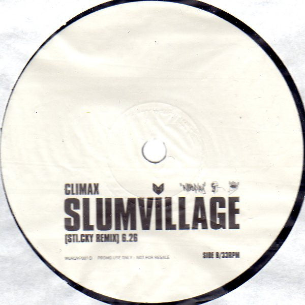 Slum Village : Climax / Raise It Up (12", Promo)