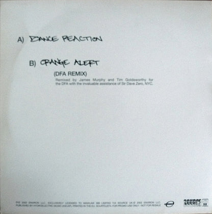 Metro Area : Dance Reaction (12", Promo)