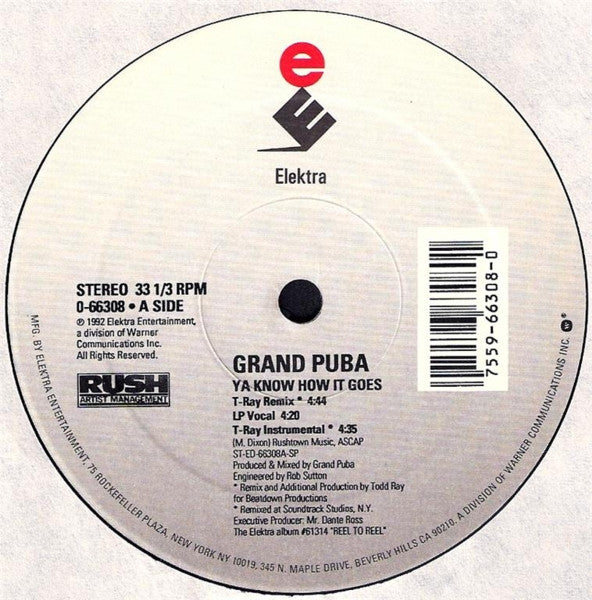 Grand Puba : Ya Know How It Goes / Lickshot (12")