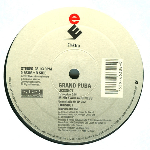 Grand Puba : Ya Know How It Goes / Lickshot (12")