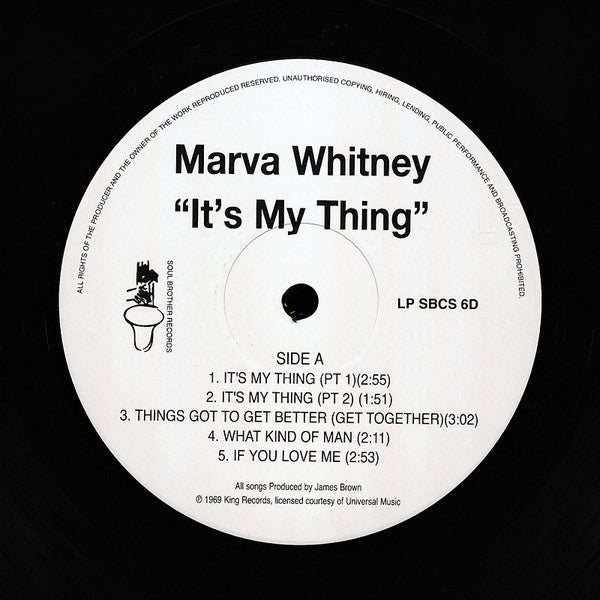 Marva Whitney : It's My Thing (2xLP, RE, 180)