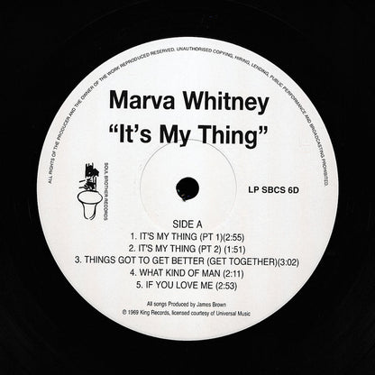Marva Whitney : It's My Thing (2xLP, RE, 180)