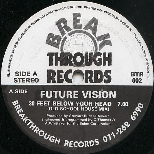 Future Vision : 30 Feet Below Your Head (12")