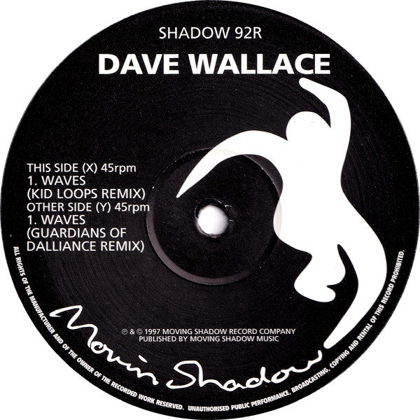 Dave Wallace : Waves (Kid Loops Remix) / Waves (Guardians Of Dalliance Remix) (10")