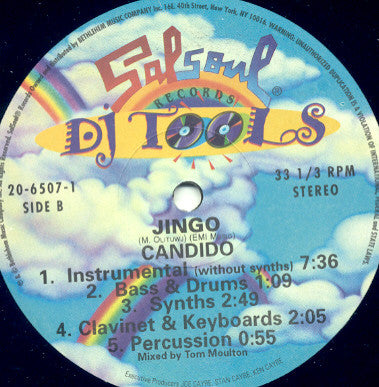 Candido : Jingo (DJ Tools) (12")