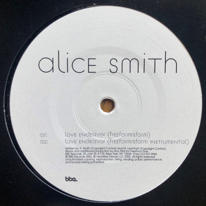 Alice Smith : Love Endeavor (12")