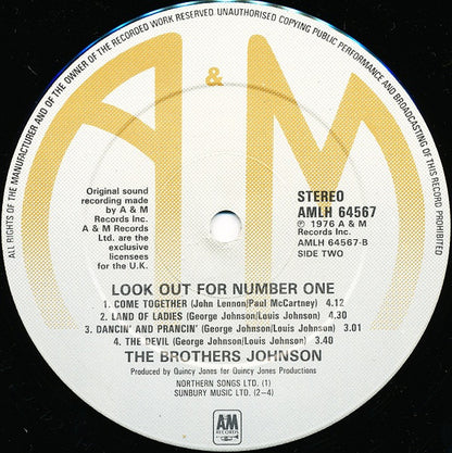 Brothers Johnson : Look Out For #1 (LP, Album)