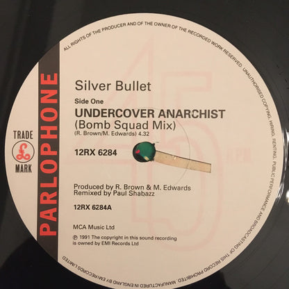 Silver Bullet : Undercover Anarchist (Remix) (12", Single)