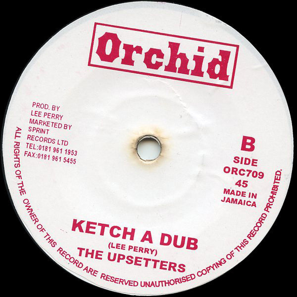Devon Irons / The Upsetters : Ketch Vampire / Ketch A Dub (7", RE)