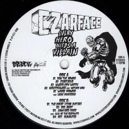Czarface : Every Hero Needs A Villain (2xLP, Album)