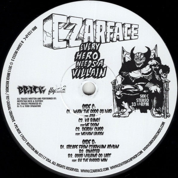 Czarface : Every Hero Needs A Villain (2xLP, Album)