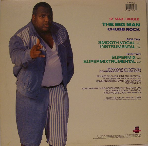 Chubb Rock : The Big Man (12", Maxi)
