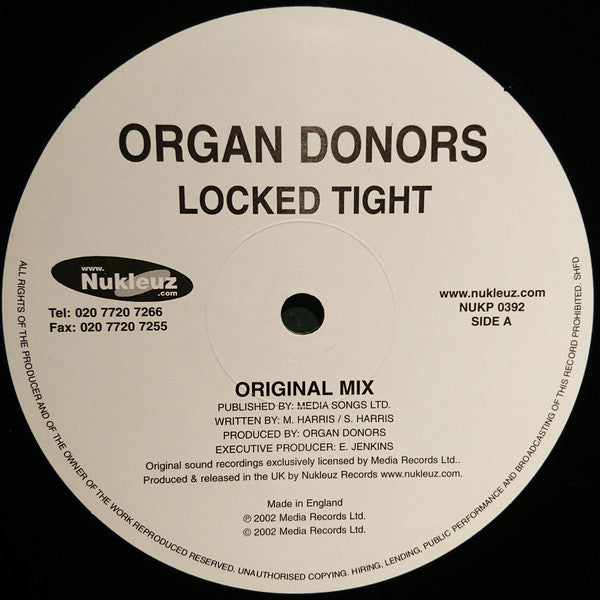 Organ Donors : Locked Tight (12")