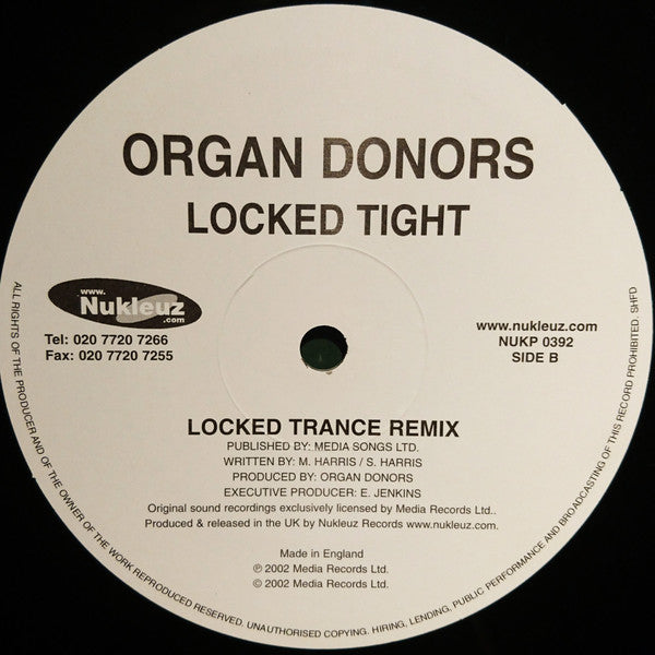 Organ Donors : Locked Tight (12")