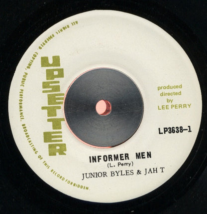 Junior Byles & Jah T : Informer Men (7")