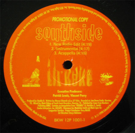 Lil' Keke : Southside (12", Promo, Red)