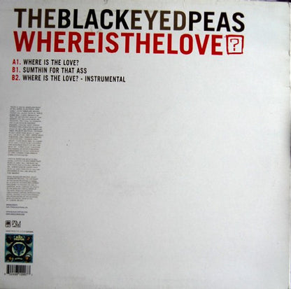 Black Eyed Peas : Where Is The Love? (12")
