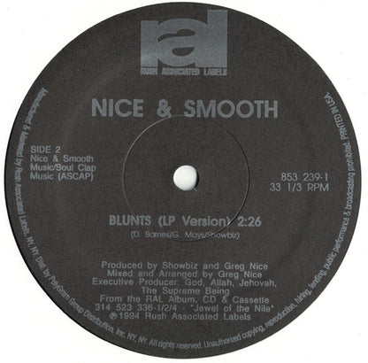 Nice & Smooth : Old To The New (12")