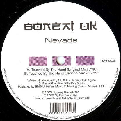 Nevada : Touched By The Hand (12")