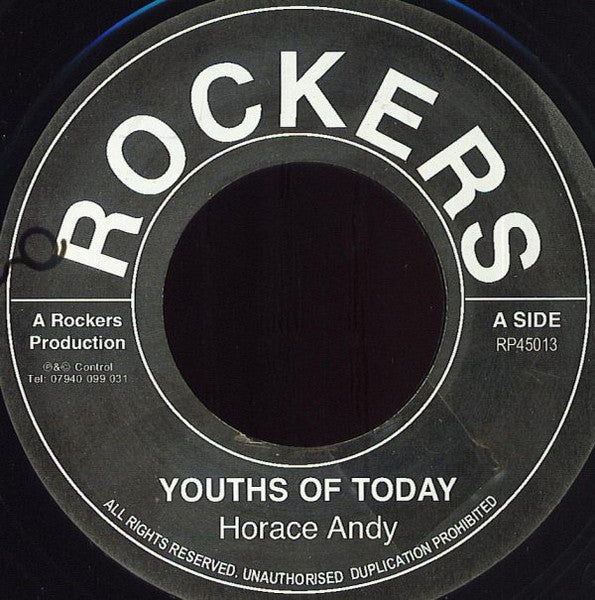 Horace Andy / Rockers All Stars : Youths Of Today / Rockers Youths (7", RE)