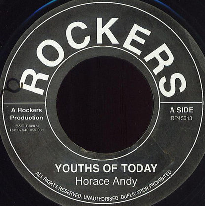 Horace Andy / Rockers All Stars : Youths Of Today / Rockers Youths (7", RE)