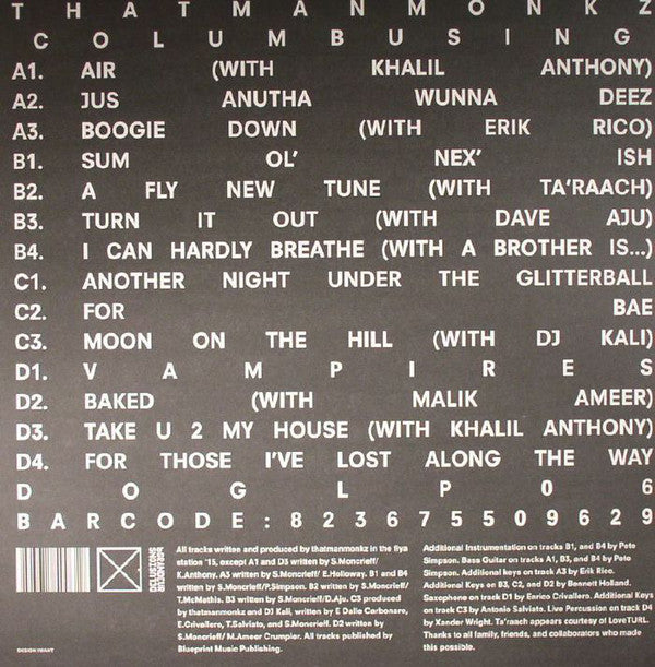 thatmanmonkz* : Columbusing (2x12", Album)