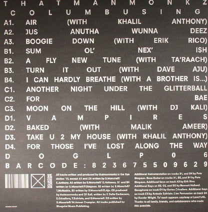 thatmanmonkz* : Columbusing (2x12", Album)