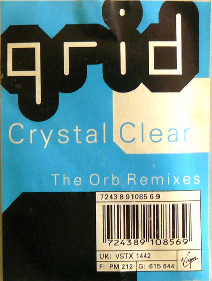 The Grid : Crystal Clear (The Orb Remixes) (12", Single, Cle)