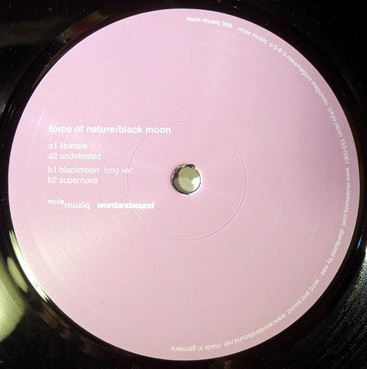 Force Of Nature : Black Moon (12")
