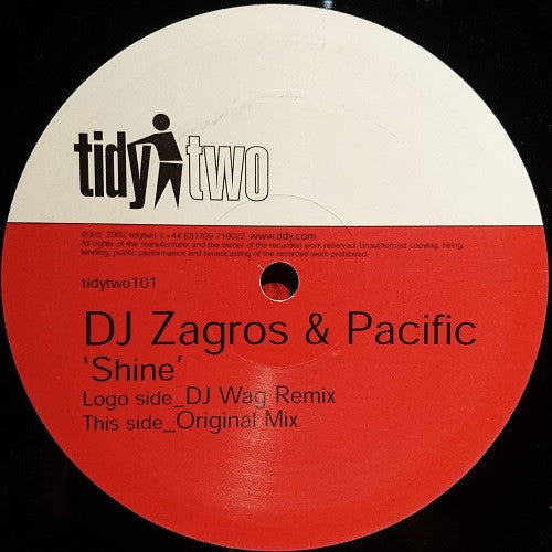 DJ Zagros & Pacific* : Shine (12", Single)