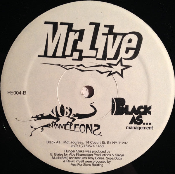 Mr. Live : Relax Y'self (12")