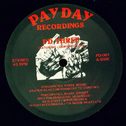 PD Three* : Syncopated, Noisy, Music (Played As Accompaniment To Dancing) (12")