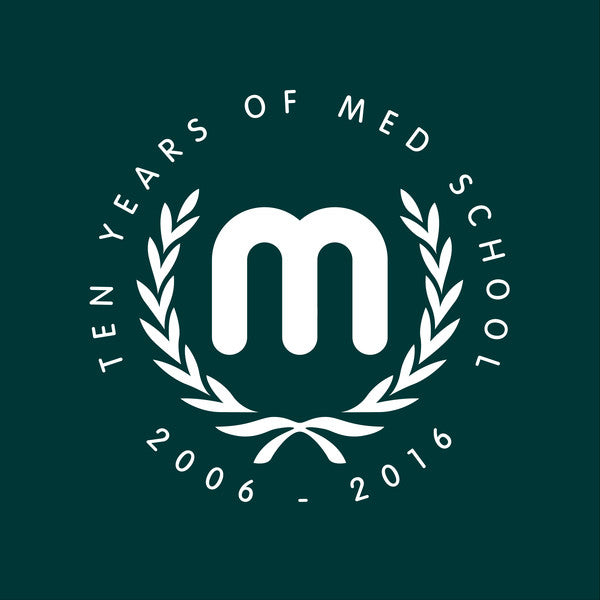 Various : Ten Years Of Med School (12", Pic + 2xCD, P/Mixed)