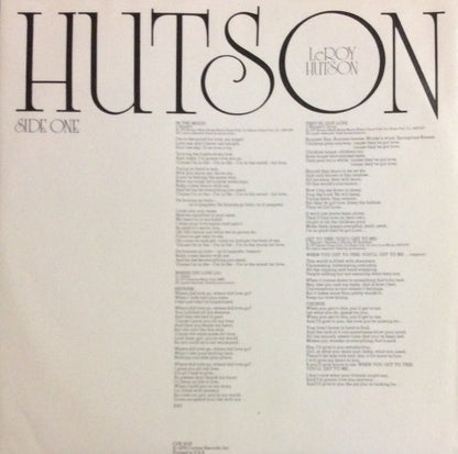Leroy Hutson : Closer To The Source (LP, Album, LW )