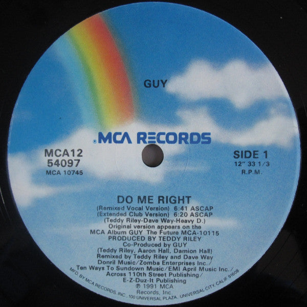 Guy : Do Me Right (12", Single)