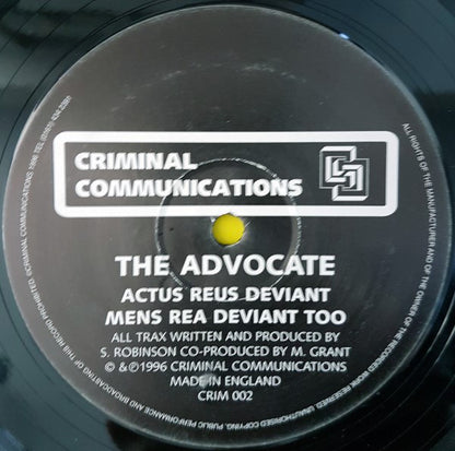 The Advocate : Deviant (12")