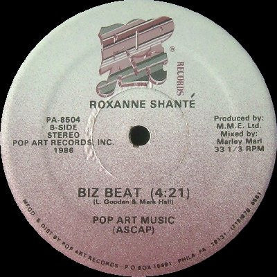 Roxanne Shanté : The Def Fresh Crew (12")
