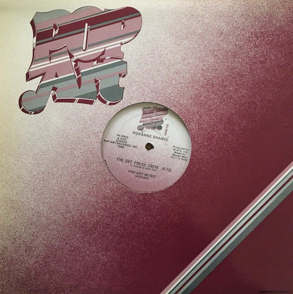 Roxanne Shanté : The Def Fresh Crew (12")