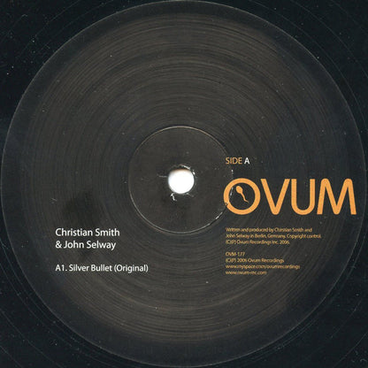 Christian Smith & John Selway : Silver Bullet (12")