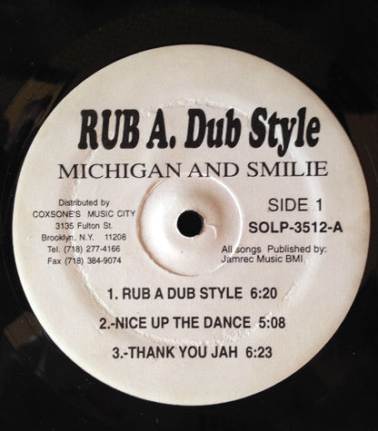 Michigan & Smiley : Rub-A-Dub Style (LP, Album, RP)