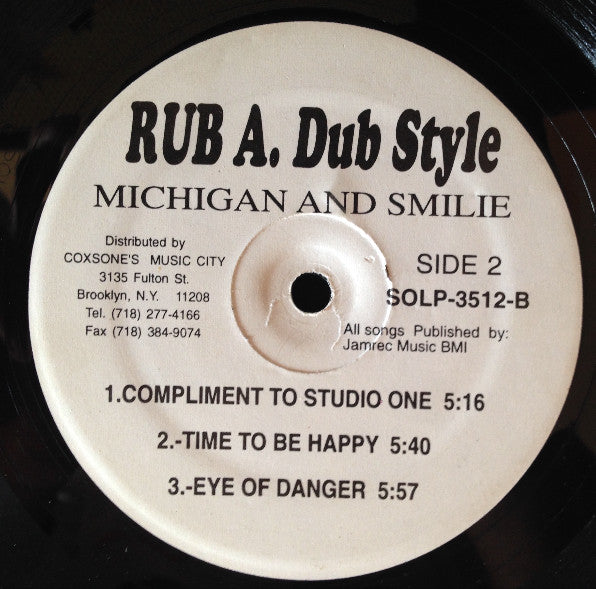 Michigan & Smiley : Rub-A-Dub Style (LP, Album, RP)