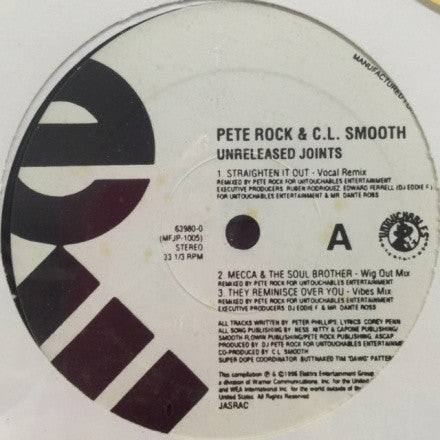 Pete Rock & C.L. Smooth : Unreleased Joints (12", Ltd)